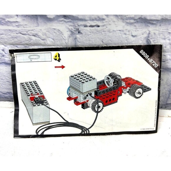 Vintage Lego Technic 8808 8720 Formula One Racer Instruction Manual Book Only - Picture 5 of 10